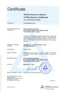 PED Certificate